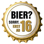 Bier? Sorry. Erst ab 16 Jahren.